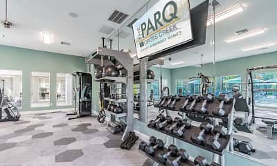 Fitness Weight Room, The Parq at Cross Creek, 2