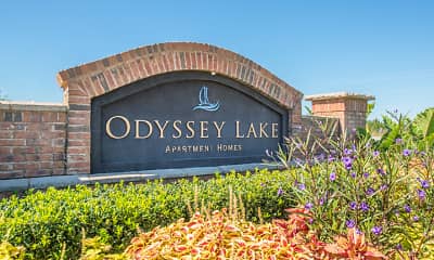 Community Signage, Odyssey Lake, 0