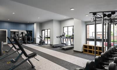 Fitness Weight Room, Vesta Parkside, 2