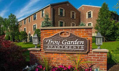 Community Signage, Troy Gardens Apartments, 2