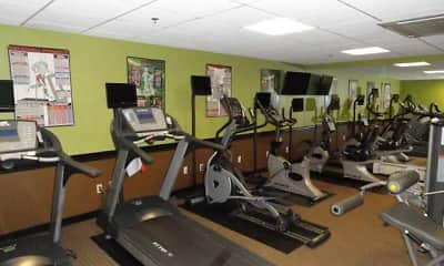 Fitness Weight Room, Plantation Towers, 2