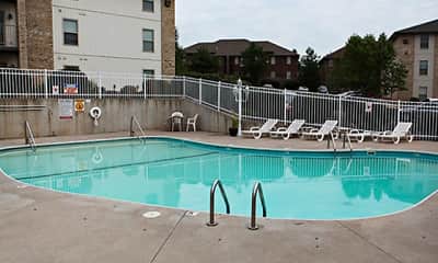 Pool, Lakewood Village Apartments, 0