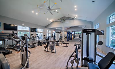 Fitness Weight Room, Estates at Austin, 1