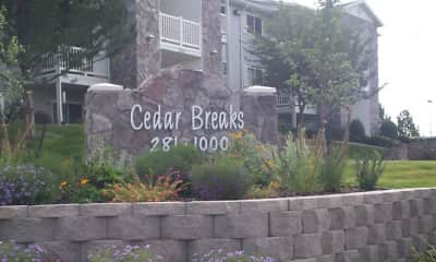 Community Signage, Cedar Breaks, 0