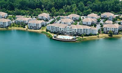 birds eye view of property, River Crossing At Keystone Apartments, 2