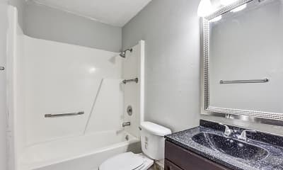 Bathroom, Carroll Lane Apartments, 2