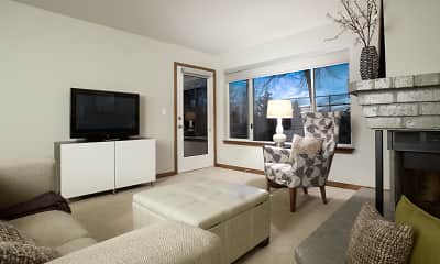 Living Room, 95th Court Apartments, 0