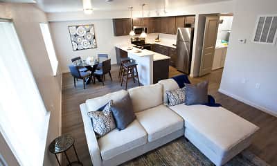 Living Room, Riverview Loft Apartments, 0