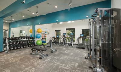 Fitness Weight Room, Gables Metropolitan Uptown, 1
