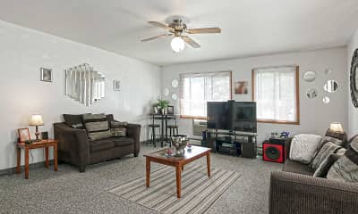 Living Room, Orchard Courts, 1