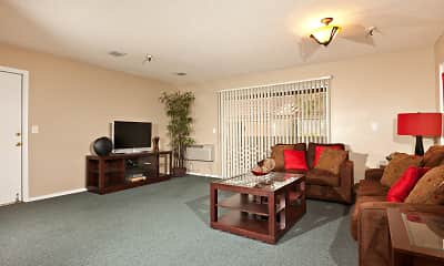 Living Room, Town & Country Apartments - Brea, 0