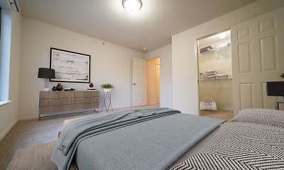Bedroom, Prairie Lakes Apartments, 2