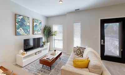 Living Room, Canary Lofts, 1