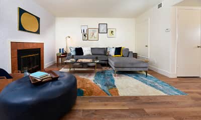Living Room, Diamond Hillside Apartments, 0
