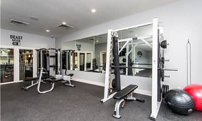Fitness Weight Room, Bent Tree Apartments, 2