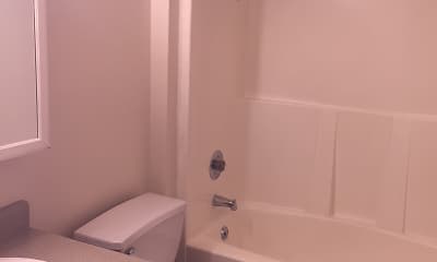 Bathroom, Evergreen Meadows Apartments, 2