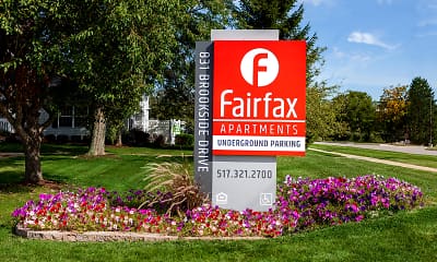 Community Signage, Fairfax Apartments, 0