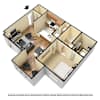 3D Furnished