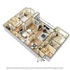 3D Furnished