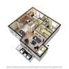 3D Furnished