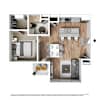 3D Furnished