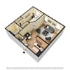 3D Furnished