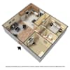 3D Furnished