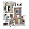 3D Furnished