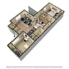 3D Furnished