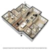3D Furnished