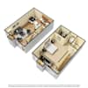 3D Furnished