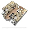 3D Furnished