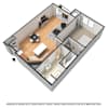3D Furnished