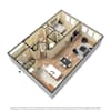 3D Furnished