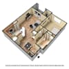 3D Furnished