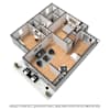 3D Furnished