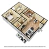 3D Furnished