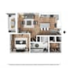 3D Furnished