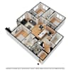 3D Furnished