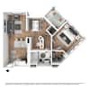 3D Furnished