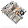 3D Furnished
