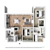 3D Furnished