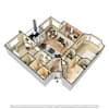 3D Furnished