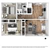 3D Furnished