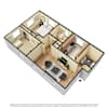 3D Furnished