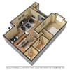 3D Furnished