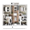 3D Furnished
