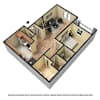 3D Furnished