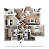3D Furnished