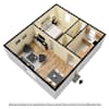 3D Furnished